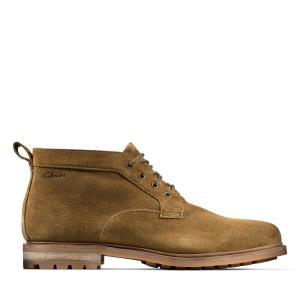 Botas Casuales Clarks Foxwell Mid Hombre Marrones Oscuro | CLK637CYB