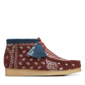 Botas Casuales Clarks Wallabee Hombre Brick | CLK634KTS