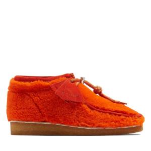 Botas Casuales Clarks Wallabee Hombre Naranjas | CLK498XOQ