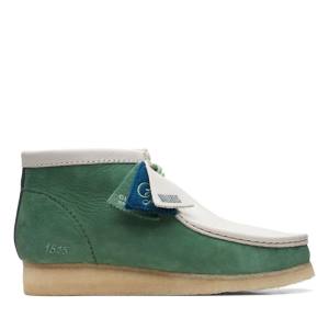 Botas Casuales Clarks Wallabee VCY Hombre Verde | CLK536WDJ