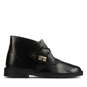 Botas De Desierto Clarks Desert Boot Classic Hombre Negras | CLK135NOV