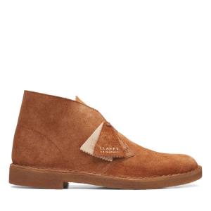 Botas De Desierto Clarks Desert Boot Classic Hombre Ginger Hairy Sde | CLK178FWD