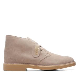 Botas De Desierto Clarks Desert Boot Classic Evo Hombre Sand Suede | CLK928NMF