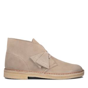 Botas De Desierto Clarks Desert Boot Classic Hombre Sand Suede | CLK934WJD