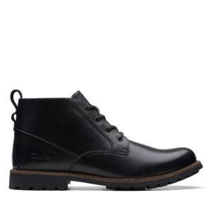 Botines Clarks Westcombe Mid Hombre Negras | CLK672KLP