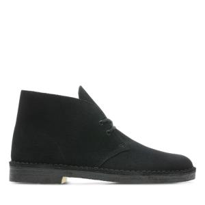 Originals Botas Clarks Desert Boot Hombre Negras | CLK802SRV