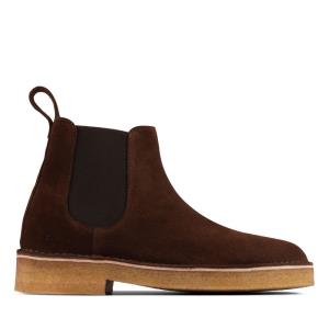 Originals Botas Clarks Desert Chelsea 2 Hombre Chocolate | CLK706AWQ