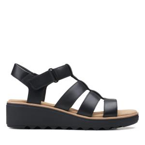 Sandalias Clarks Jillian Quartz Mujer Negras | CLK732SXZ