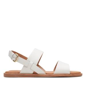 Sandalias Clarks Karsea Correa Mujer Blancas | CLK630KEJ