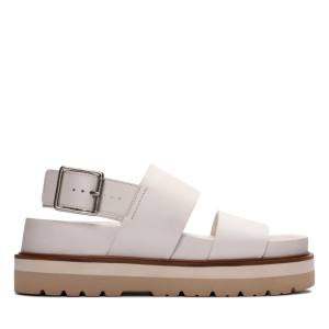 Sandalias Clarks Orianna Correa Mujer Blancas | CLK175NYU