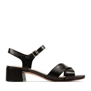 Sandalias Clarks Sheer 35 Correa Mujer Negras | CLK392KCW