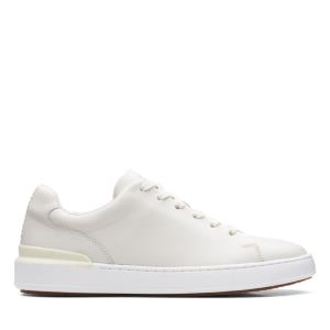 Zapatillas Clarks CourtLite Encaje Hombre Blancas | CLK106OJU