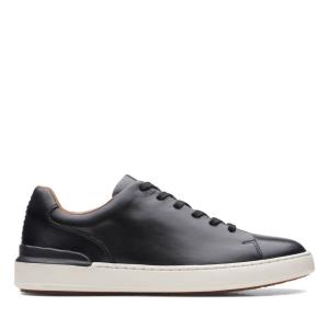 Zapatillas Clarks CourtLite Encaje Hombre Negras | CLK867JXF