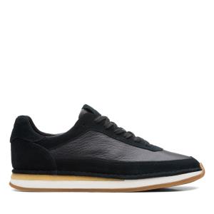 Zapatillas Clarks Craft Run Encaje Hombre Negras | CLK768WTK