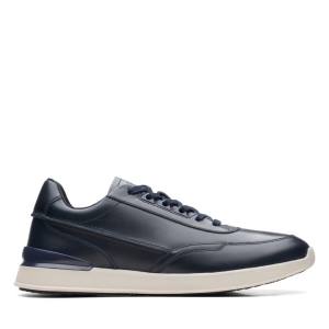 Zapatillas Clarks Race Lite Encaje Hombre Azul Marino | CLK813YRG