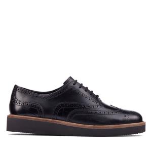 Zapatos Brogue Clarks Baille Brogue Mujer Negras | CLK274KAU