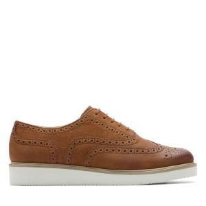 Zapatos Brogue Clarks Baille Brogue Mujer Marrones | CLK763PAM