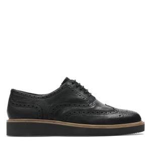 Zapatos Brogue Clarks Baille Brogue Mujer Negras | CLK890XGT