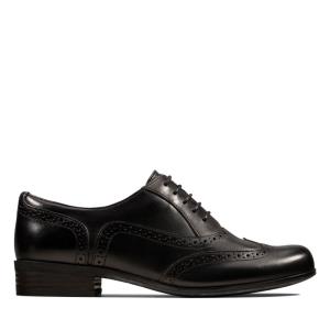 Zapatos Brogue Clarks Hamble Oak Mujer Negras | CLK426BDV