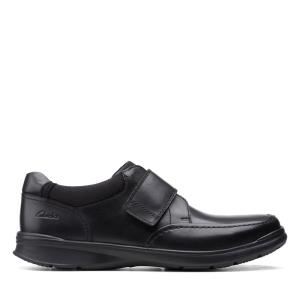 Zapatos Negros Clarks Cotrell Correa Hombre Negras | CLK289ZIV