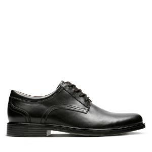 Zapatos Negros Clarks Un Aldric Encaje Hombre Negras | CLK429ALM