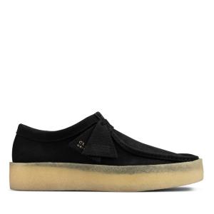 Zapatos Negros Clarks Wallabee Cup Hombre Negras | CLK824DJG