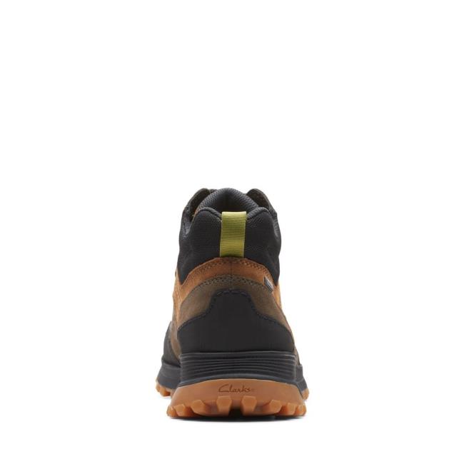 Botas Casuales Clarks ATL Trek Hi GORE-TEX Hombre Verde Oliva Oscuro | CLK814XOI