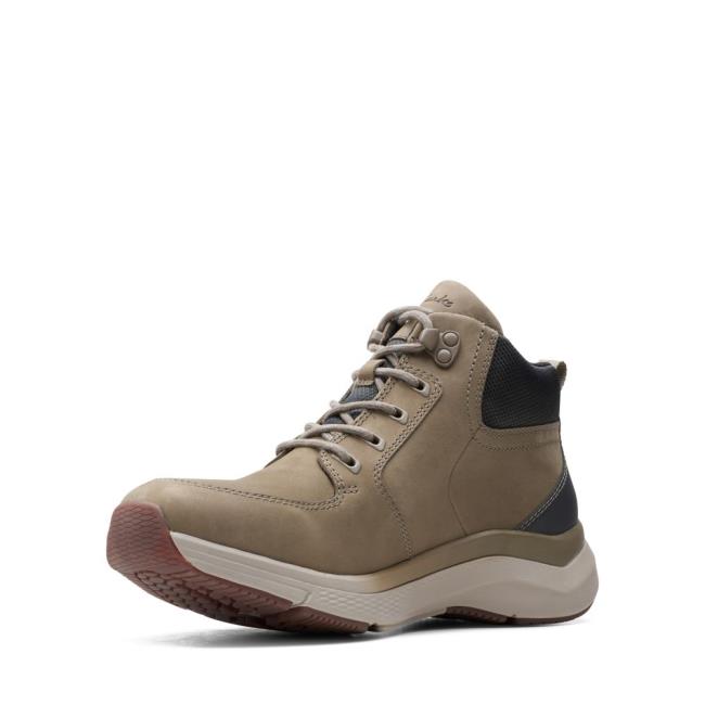 Botas Casuales Clarks Wave2.0 Hi Hombre Verde Oliva | CLK517LAP