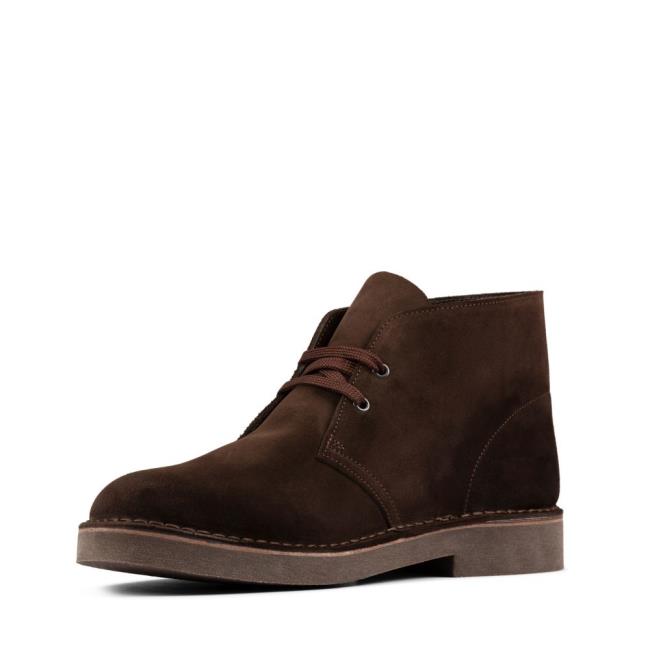 Botas De Desierto Clarks Desert Boot 2 Hombre Marrones Oscuro | CLK974GOD