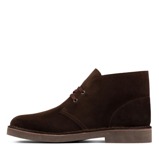 Botas De Desierto Clarks Desert Boot 2 Hombre Marrones Oscuro | CLK974GOD