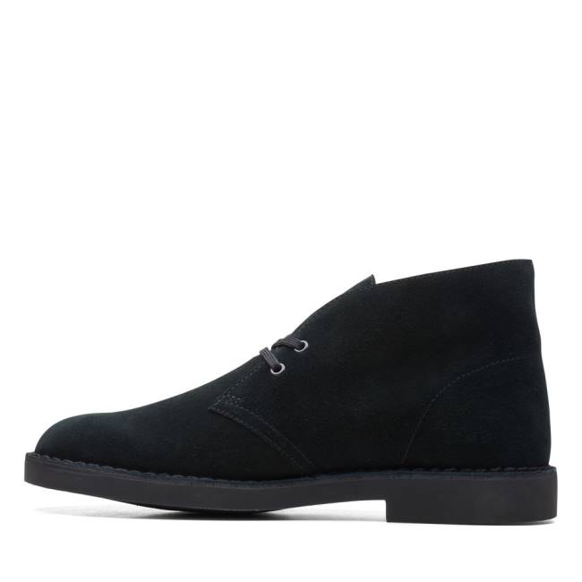 Botas De Desierto Clarks Desert Boot Classic Evo Hombre Negras | CLK794ZGW