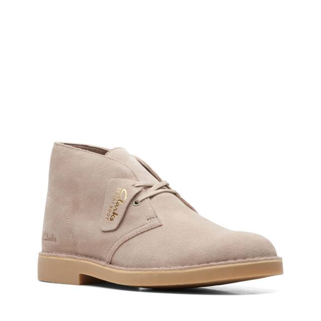 Botas De Desierto Clarks Desert Boot Classic Evo Hombre Sand Suede | CLK928NMF