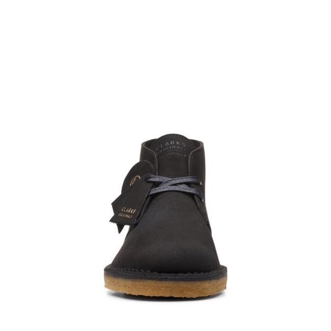 Botas De Desierto Clarks Desert Boot Hombre Negras | CLK089YWX