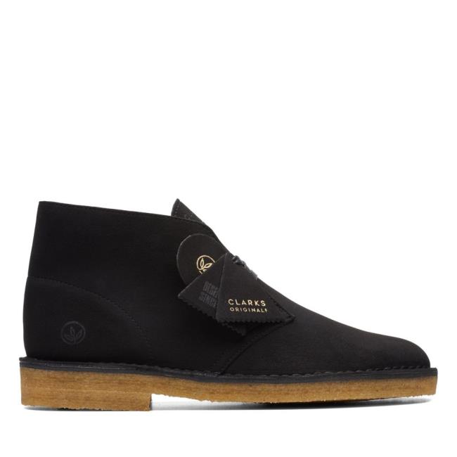 Botas De Desierto Clarks Desert Boot Hombre Negras | CLK089YWX