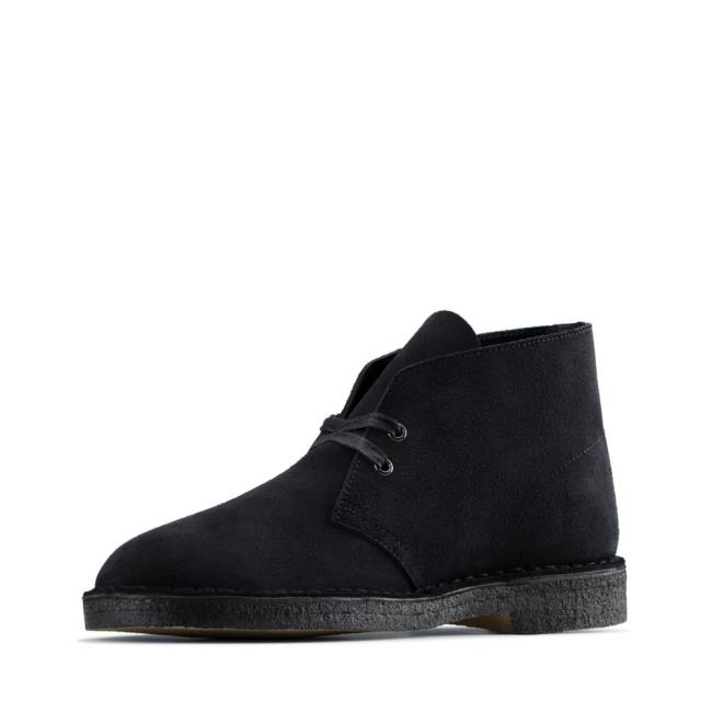 Botas De Desierto Clarks Desert Boot Hombre Azul Marino | CLK631FEB