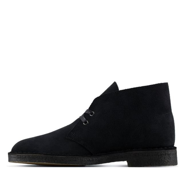 Botas De Desierto Clarks Desert Boot Hombre Azul Marino | CLK631FEB