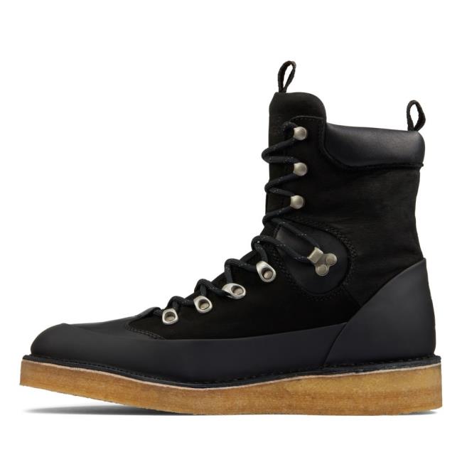 Botas De Desierto Clarks Desert Coal Hike Hombre Negras | CLK906UQJ