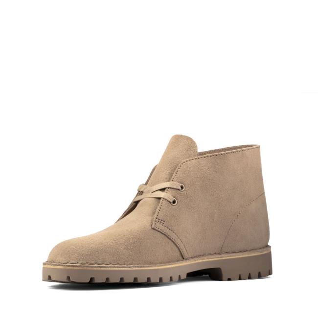 Botas De Desierto Clarks Desert Rock Hombre Marrones | CLK193LVI