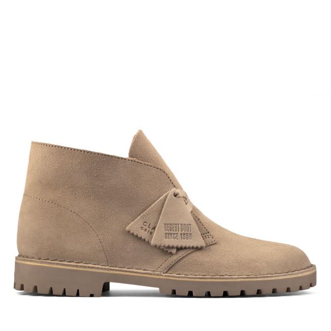 Botas De Desierto Clarks Desert Rock Hombre Marrones | CLK193LVI