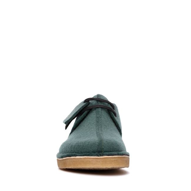 Botas De Desierto Clarks Desert Trek Hombre Verde | CLK697TME