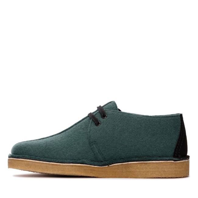 Botas De Desierto Clarks Desert Trek Hombre Verde | CLK697TME