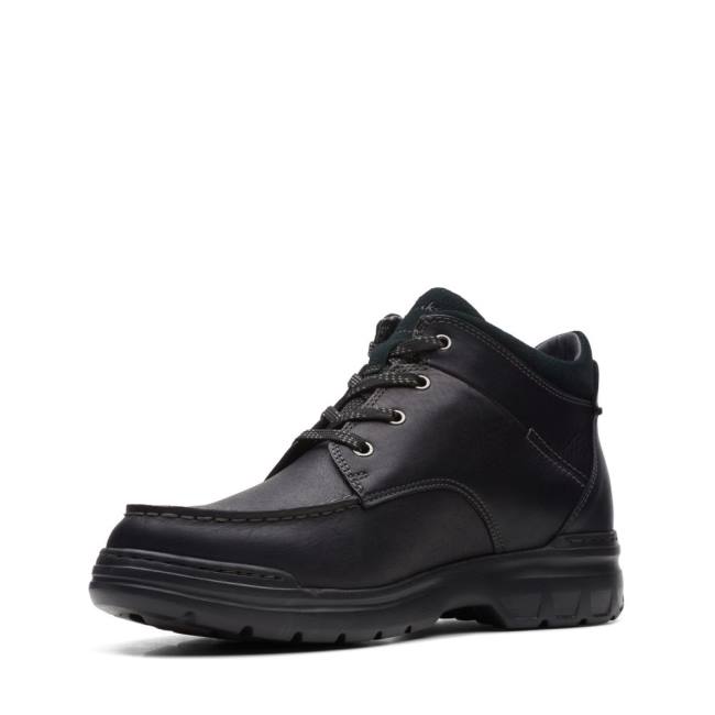 Botines Clarks Rockie 2 HI GORE-TEX Hombre Negras | CLK390TIH