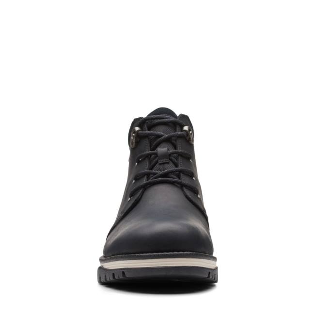 Botines Clarks Topton Mid GORE-TEX Hombre Negras | CLK162QAE