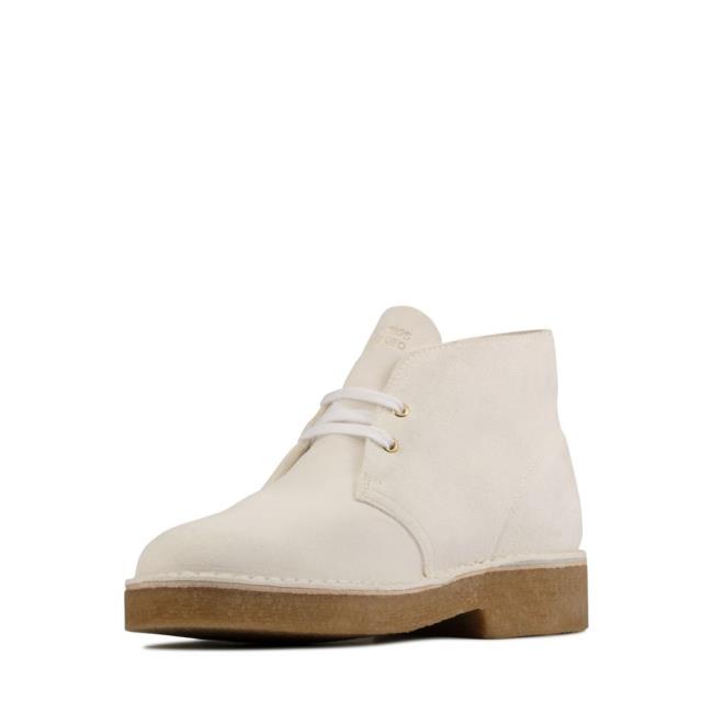 Originals Botas Clarks Desert Boot 221 Hombre Blancas | CLK801PAK