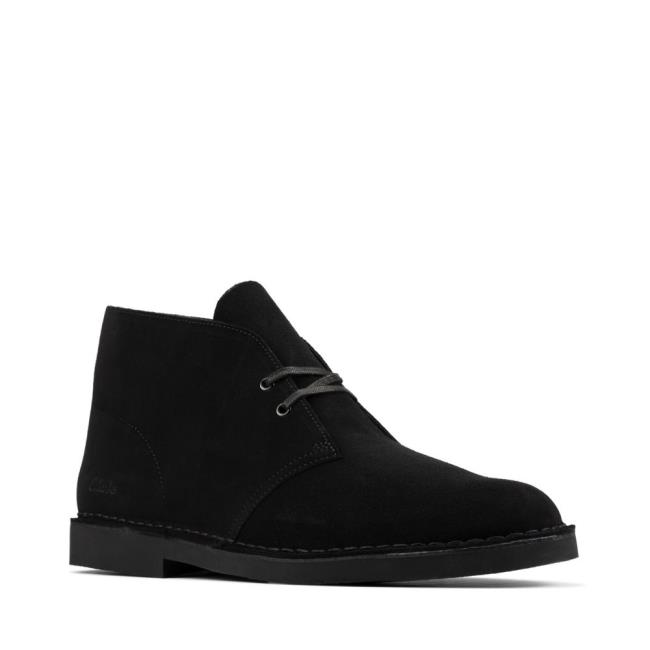 Originals Botas Clarks Desert Boot 2 Hombre Negras | CLK298USR