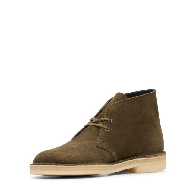 Originals Botas Clarks Desert Boot Hombre Verde Oliva Oscuro | CLK286XQD