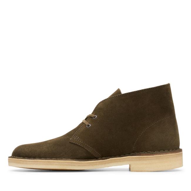 Originals Botas Clarks Desert Boot Hombre Verde Oliva Oscuro | CLK286XQD