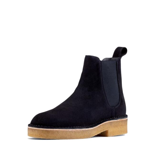 Originals Botas Clarks Desert Chelsea 2 Hombre Azul Marino | CLK764LTR