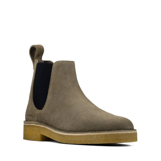 Originals Botas Clarks Desert Chelsea 2 Hombre Gris | CLK780RAW