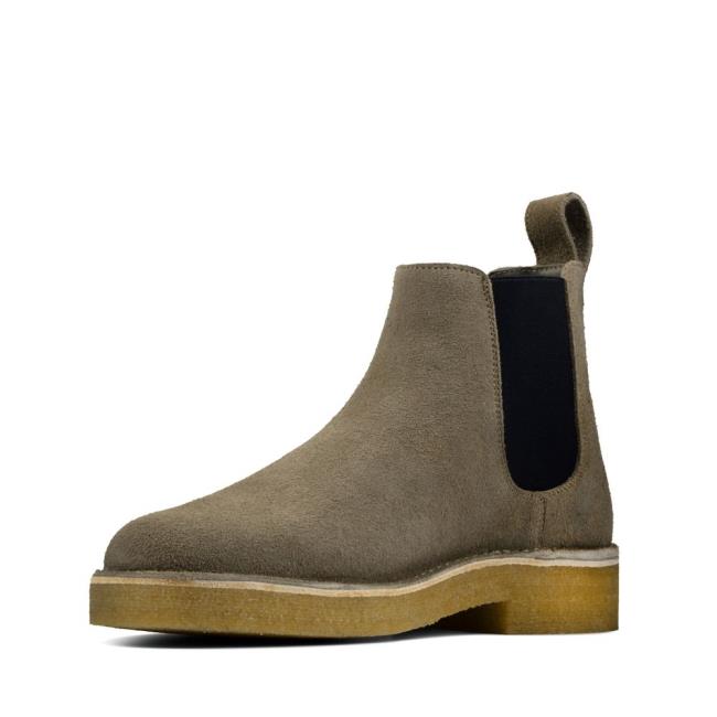 Originals Botas Clarks Desert Chelsea 2 Hombre Gris | CLK780RAW